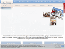 Tablet Screenshot of hafenparadies-greetsiel.de
